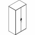 Groupe Lacasse Storage Cabinet, Laminate Doors, 36inWx24inDx73-3/8inH, Sahara LASM1CS243673BR